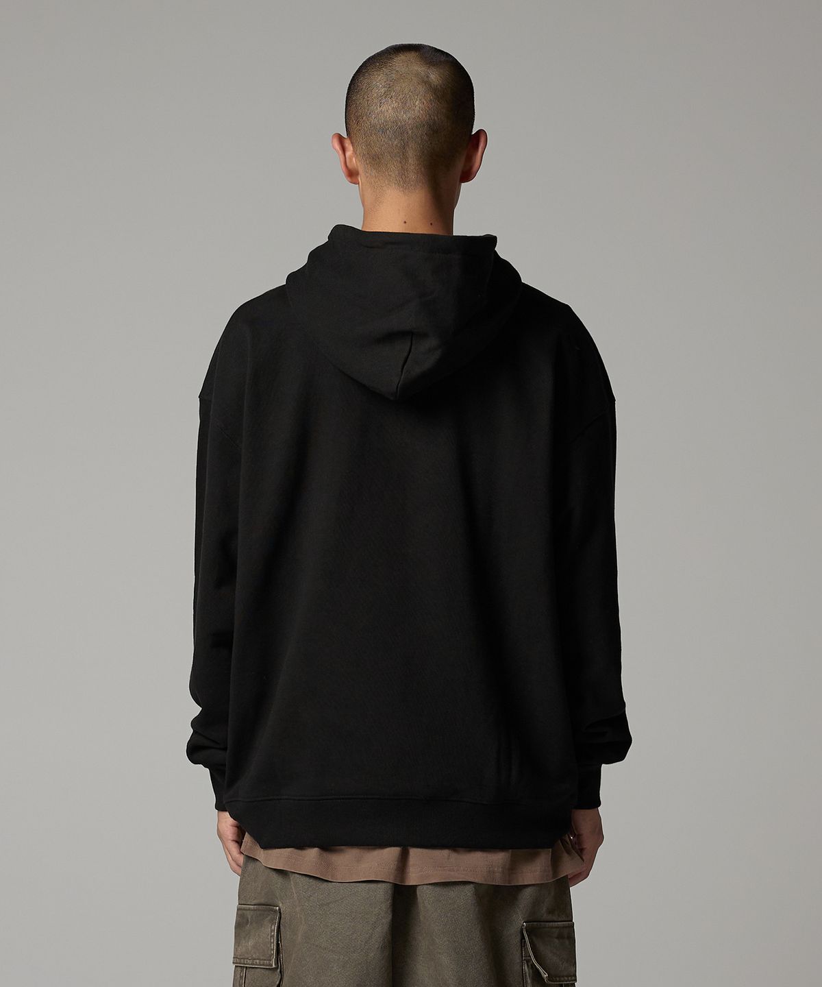 디키즈(DICKIES) 아치 폰트 로고 후디 Black