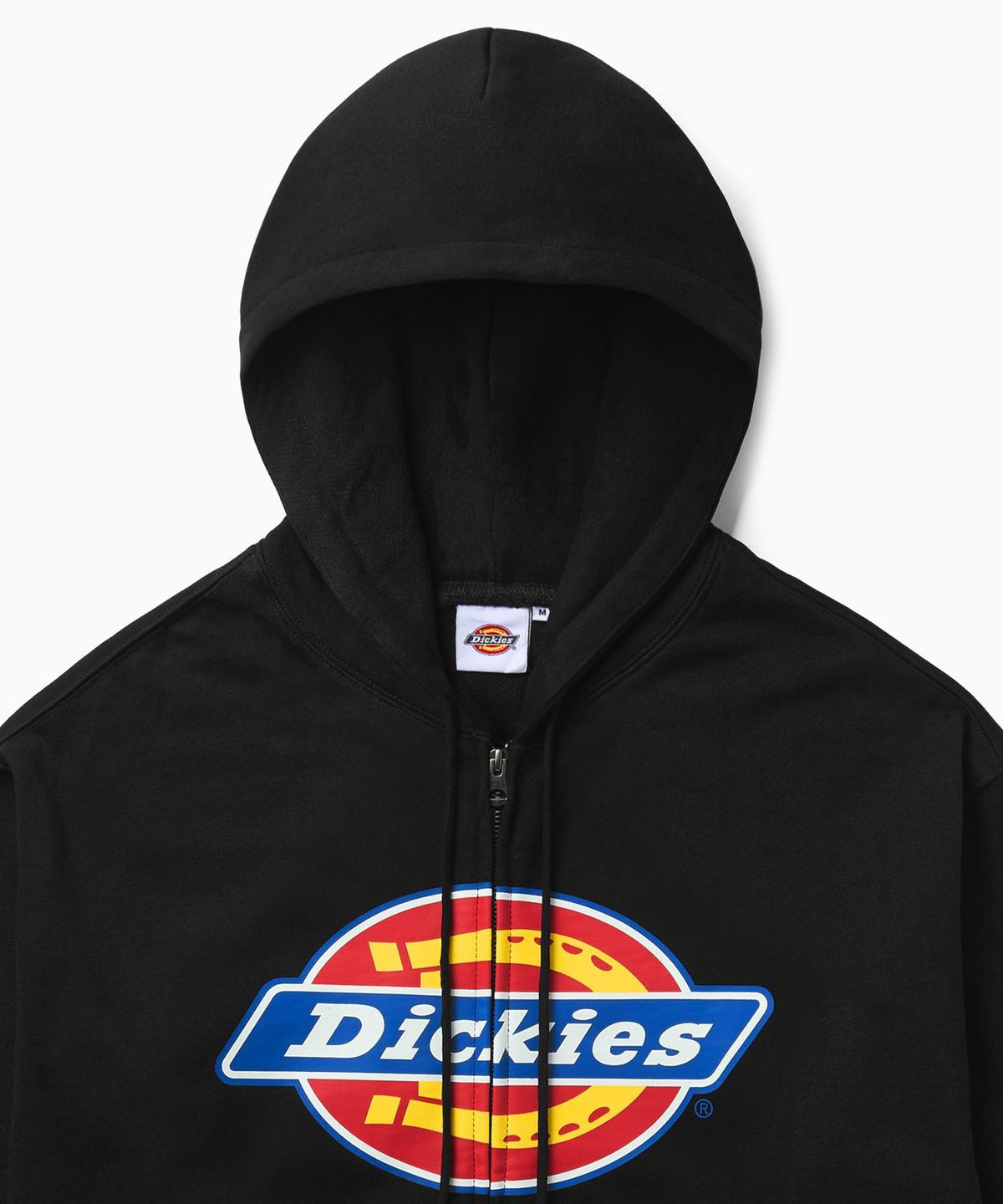 디키즈(DICKIES) 트리 로고 집업 후디 Black
