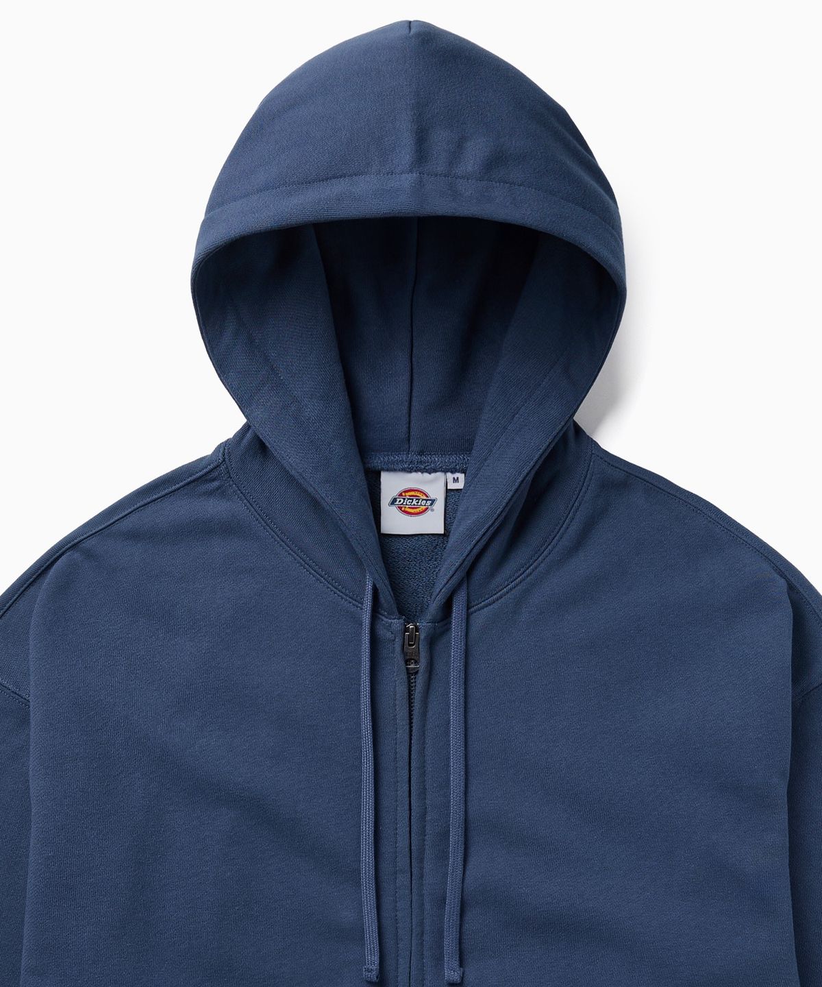 디키즈(DICKIES) 베이직 로고 후드 집업 Navy