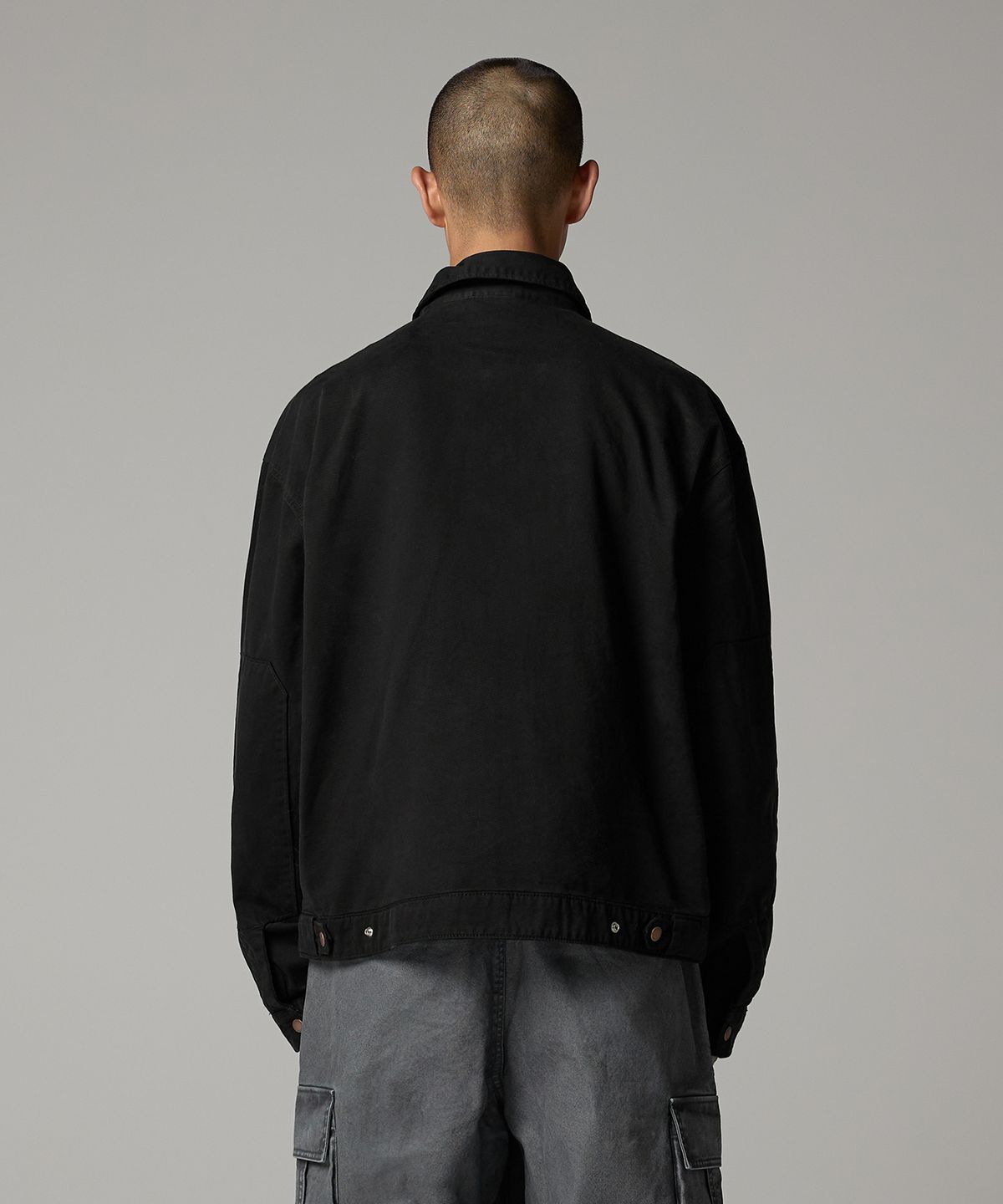 디키즈(DICKIES) 트러커 오버핏 재킷 Black
