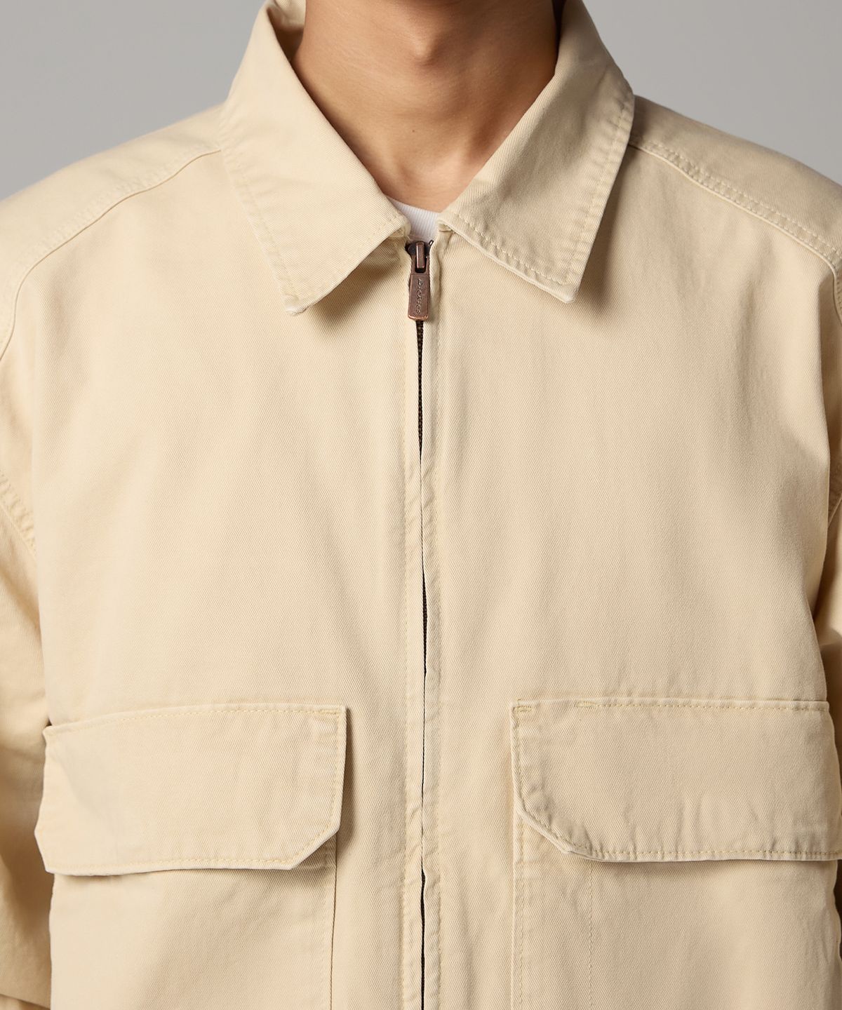 디키즈(DICKIES) 트러커 오버핏 재킷 Wood Ash