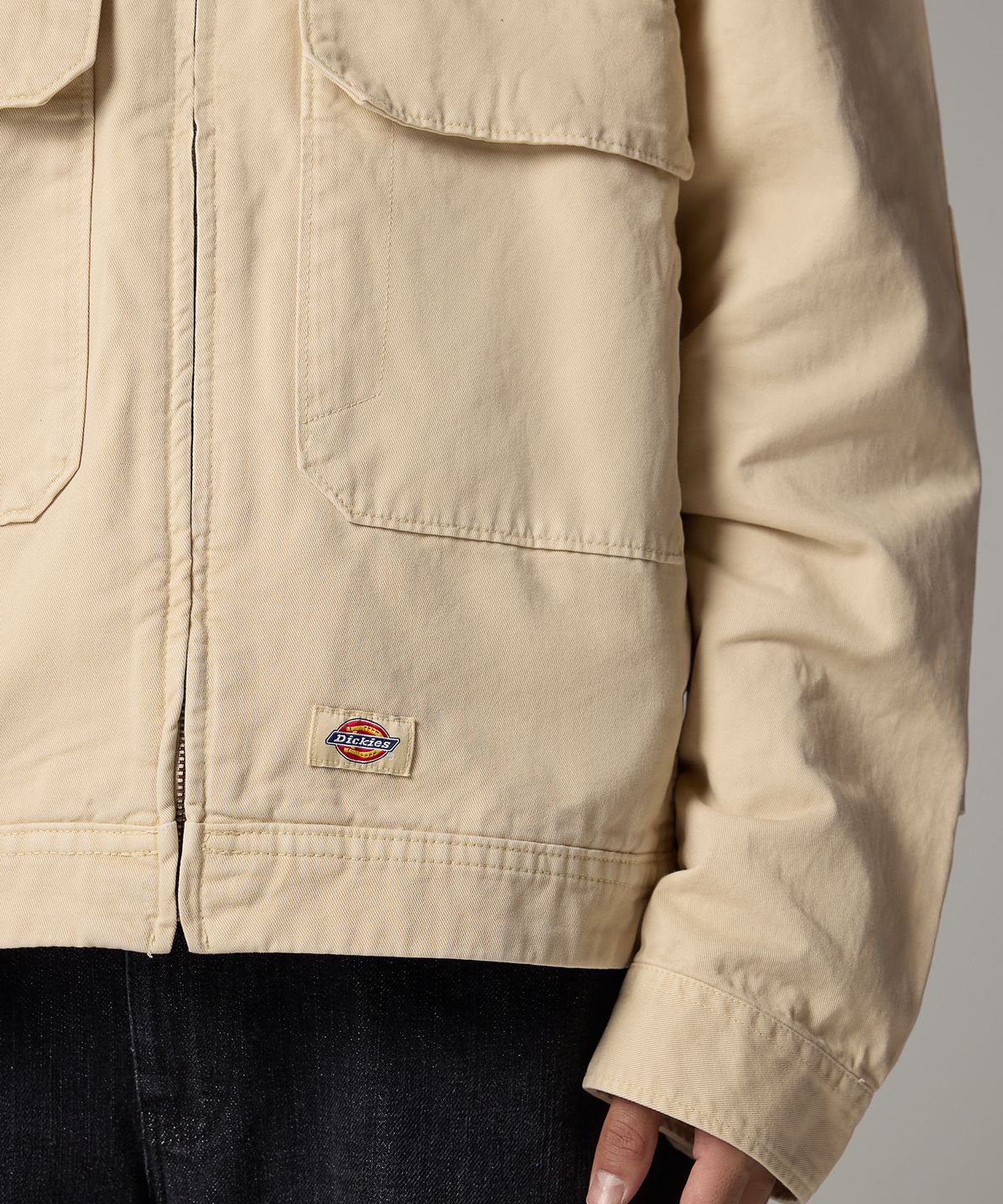 디키즈(DICKIES) 트러커 오버핏 재킷 Wood Ash