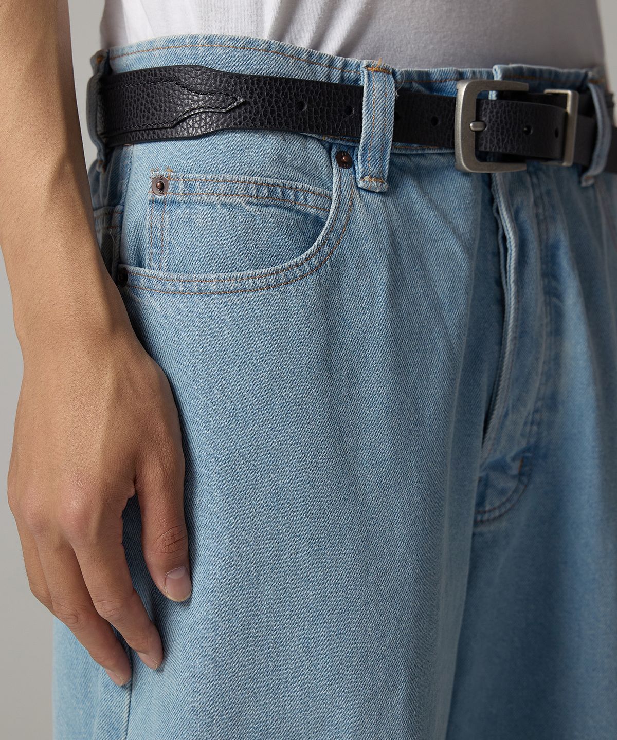 디키즈(DICKIES) 캔버스 토마스빌 루즈핏 데님팬츠 Vintage Blue