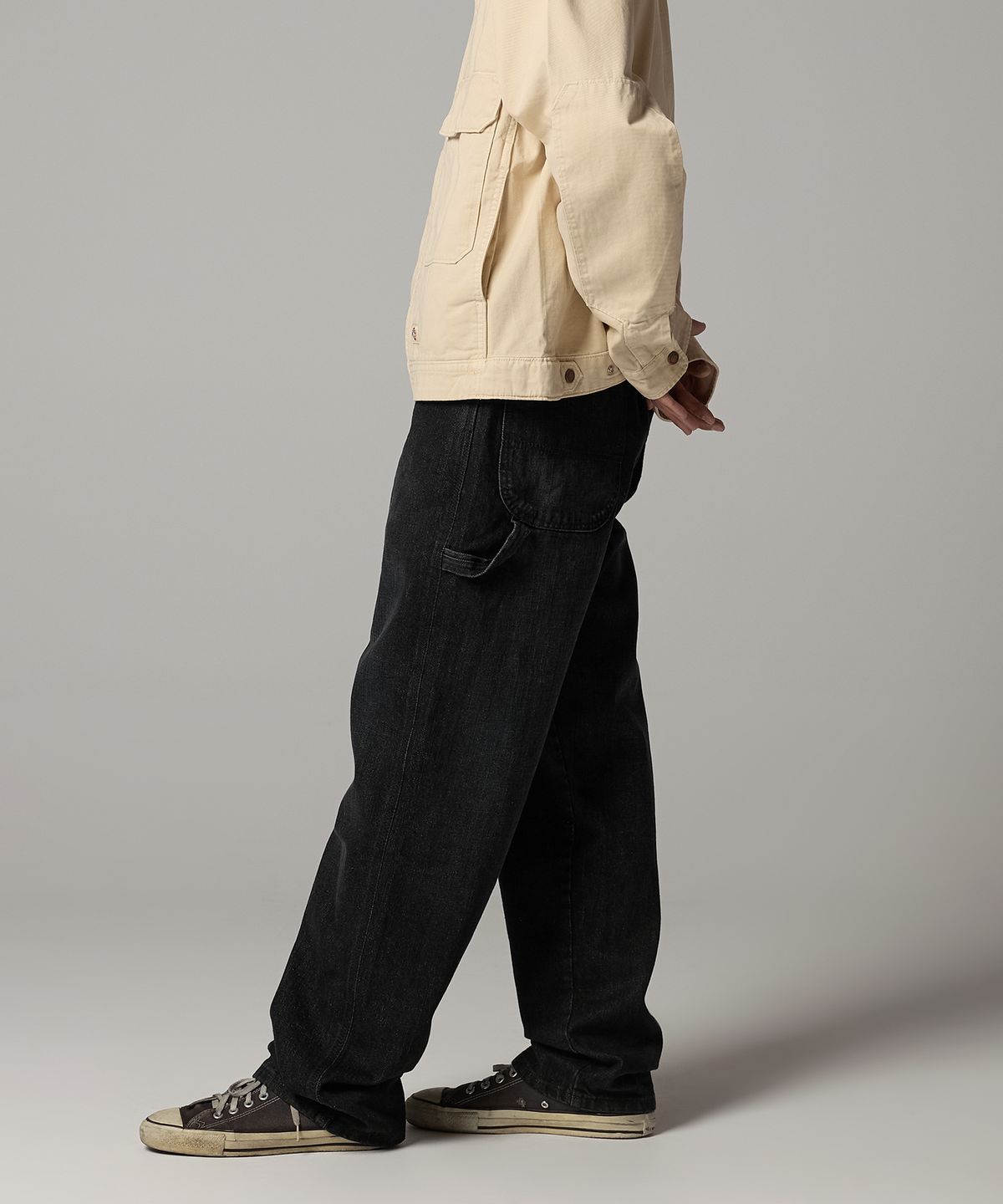 디키즈(DICKIES) 1993 카펜터 데님 팬츠 Black Denim