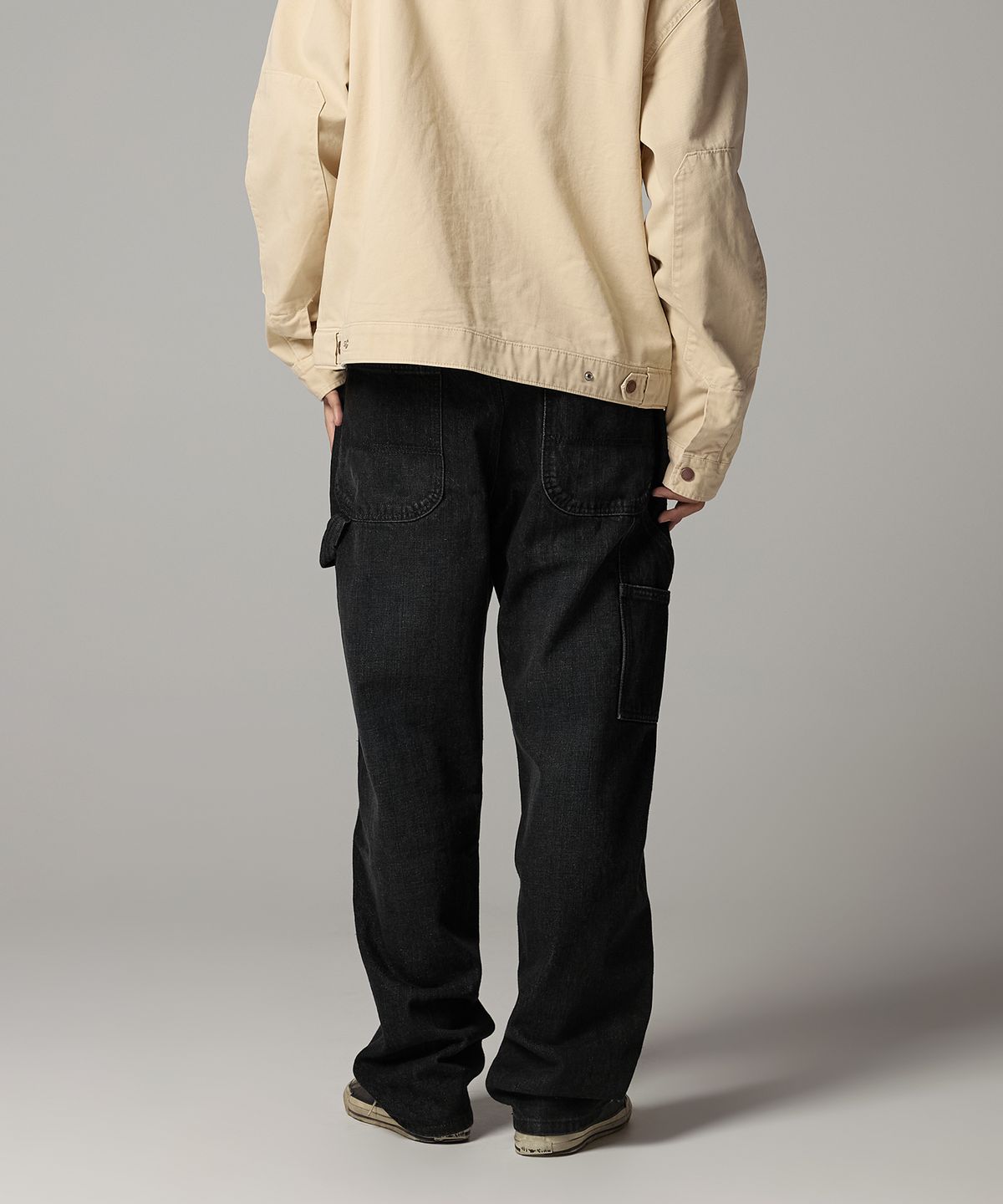디키즈(DICKIES) 1993 카펜터 데님 팬츠 Black Denim
