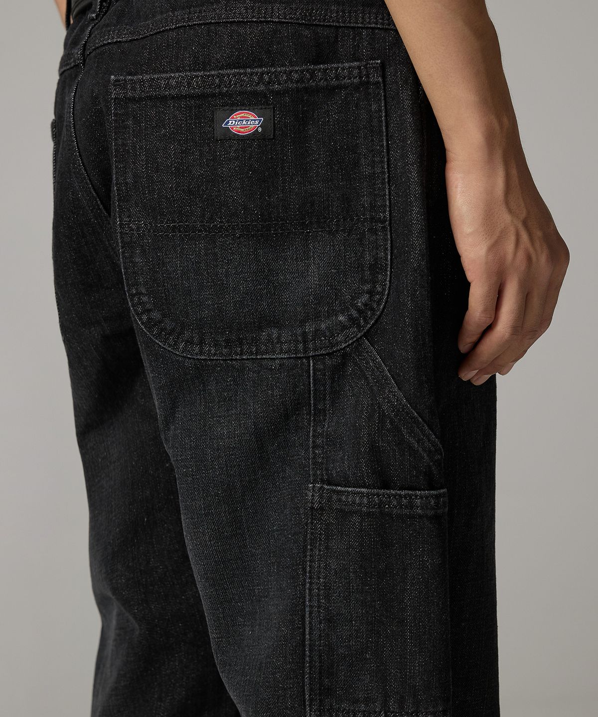 디키즈(DICKIES) 1993 카펜터 데님 팬츠 Black Denim