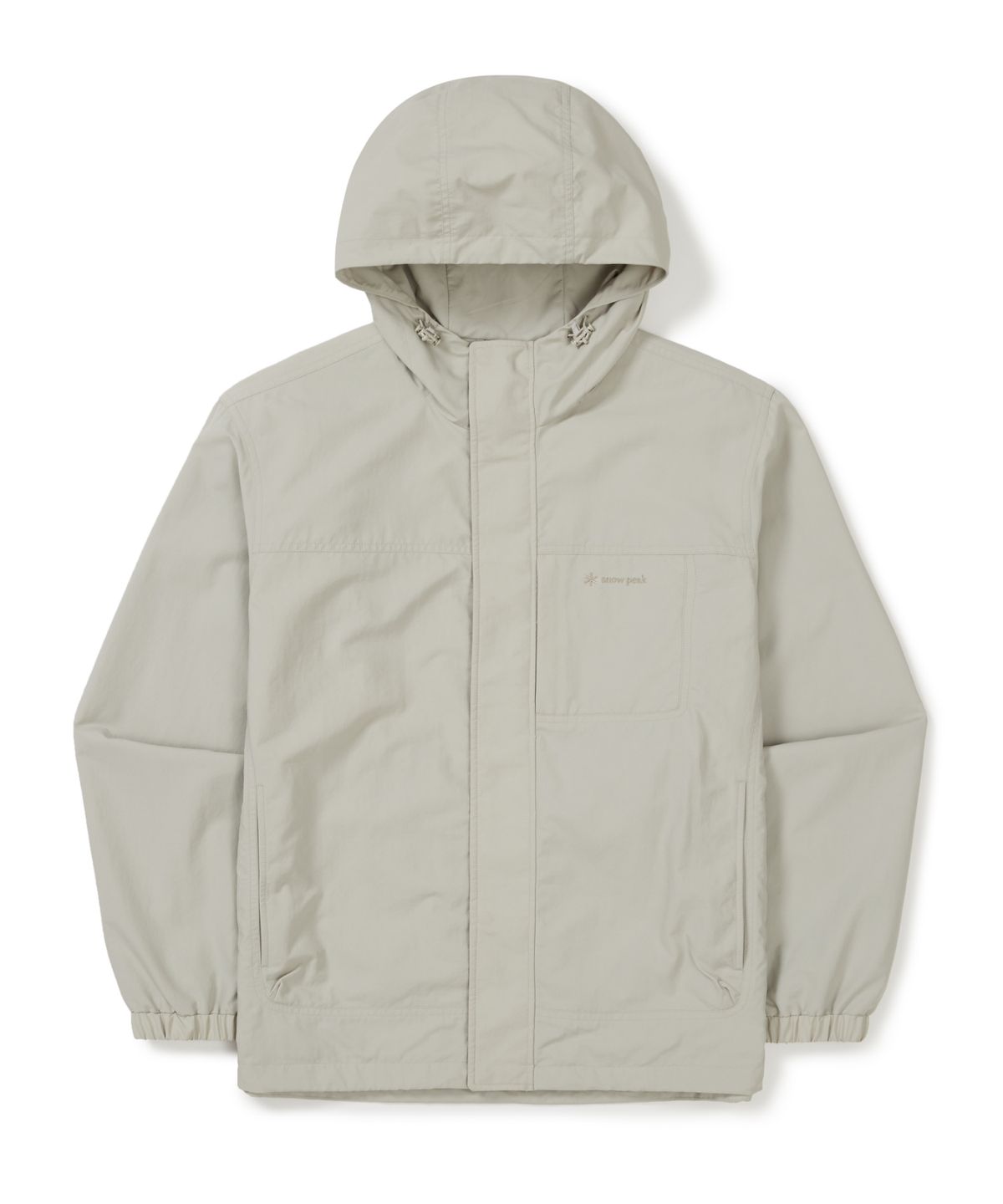 스노우피크 어패럴(SNOWPEAK APPAREL) 캠플 후드 바람막이 (S25FMCWB12) Light Beige