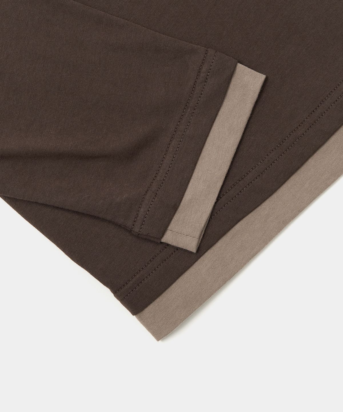 엑스컨테이너(EXCONTAINER) 빈티지 레이어드 롱 슬리브 (BROWN)