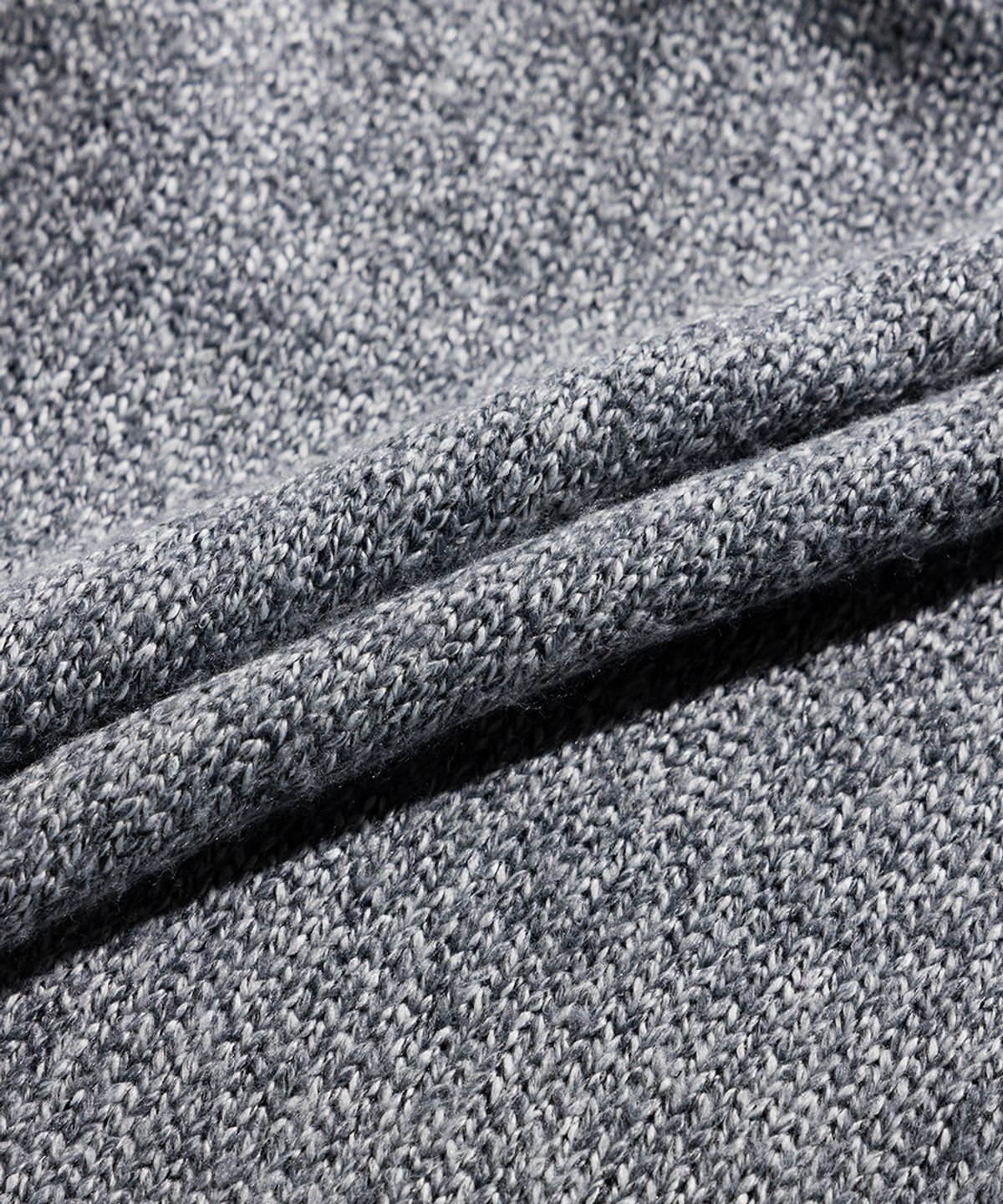 51퍼센트(51PERCENT) Piercing V Neck Knit - Grey