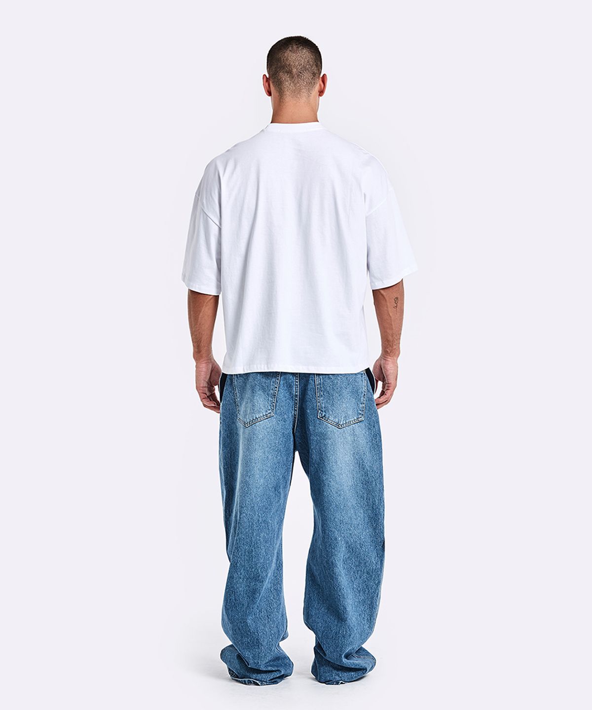 51퍼센트(51PERCENT) Belted Denim Pants - Blue