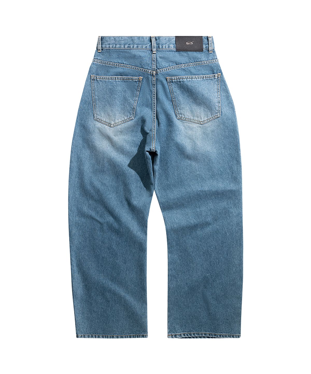 51퍼센트(51PERCENT) Belted Denim Pants - Blue
