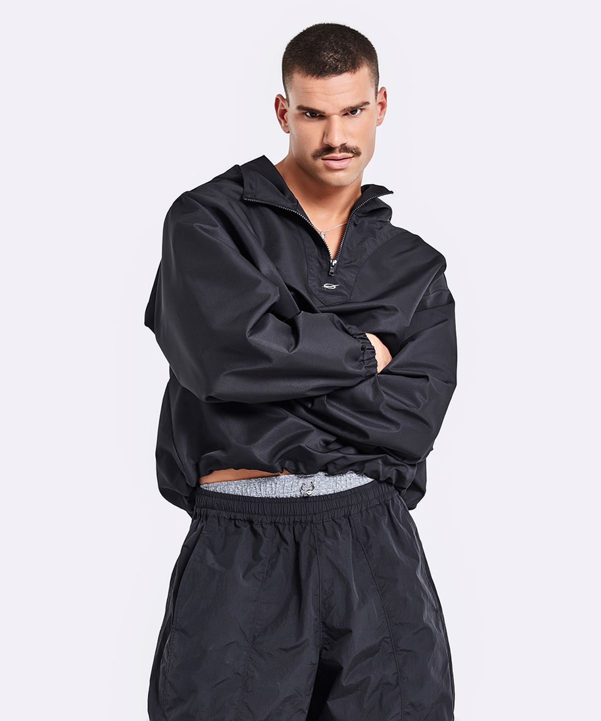 51퍼센트(51PERCENT) Mesh Anorak - Black