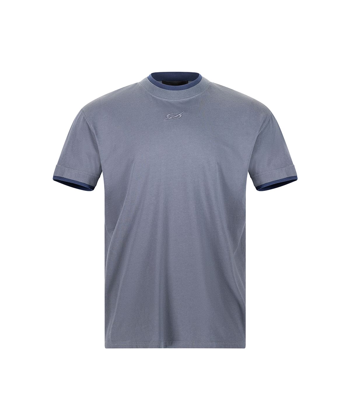 51퍼센트(51PERCENT) Ringer T-Shirt - Charcoal