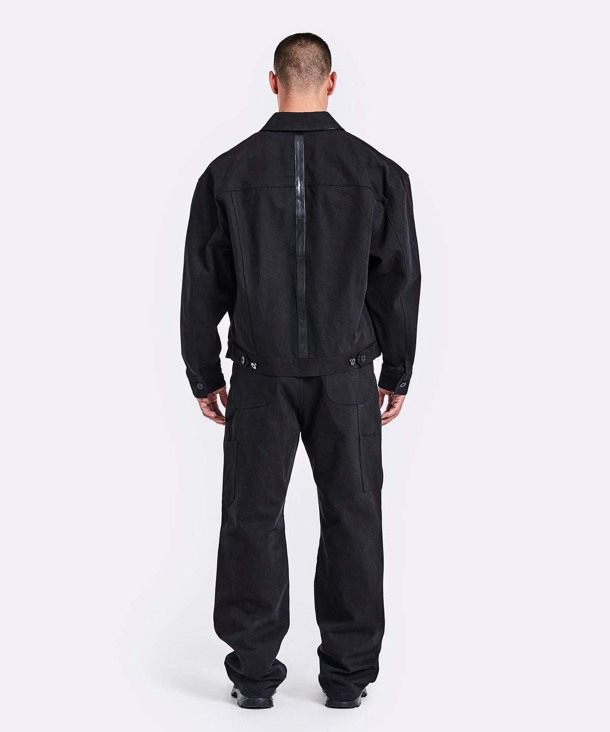 51퍼센트(51PERCENT) Trucker Jacket - Black