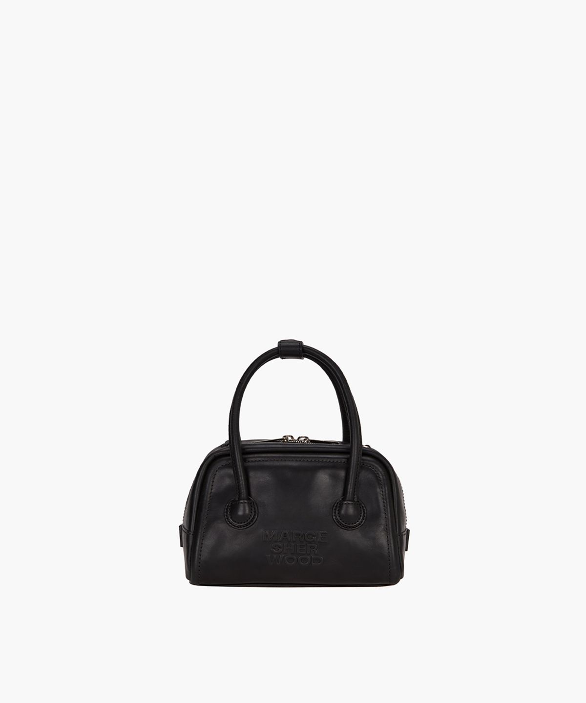 마지셔우드(MARGESHERWOOD) SOFT TOTE MINI_black pull-up