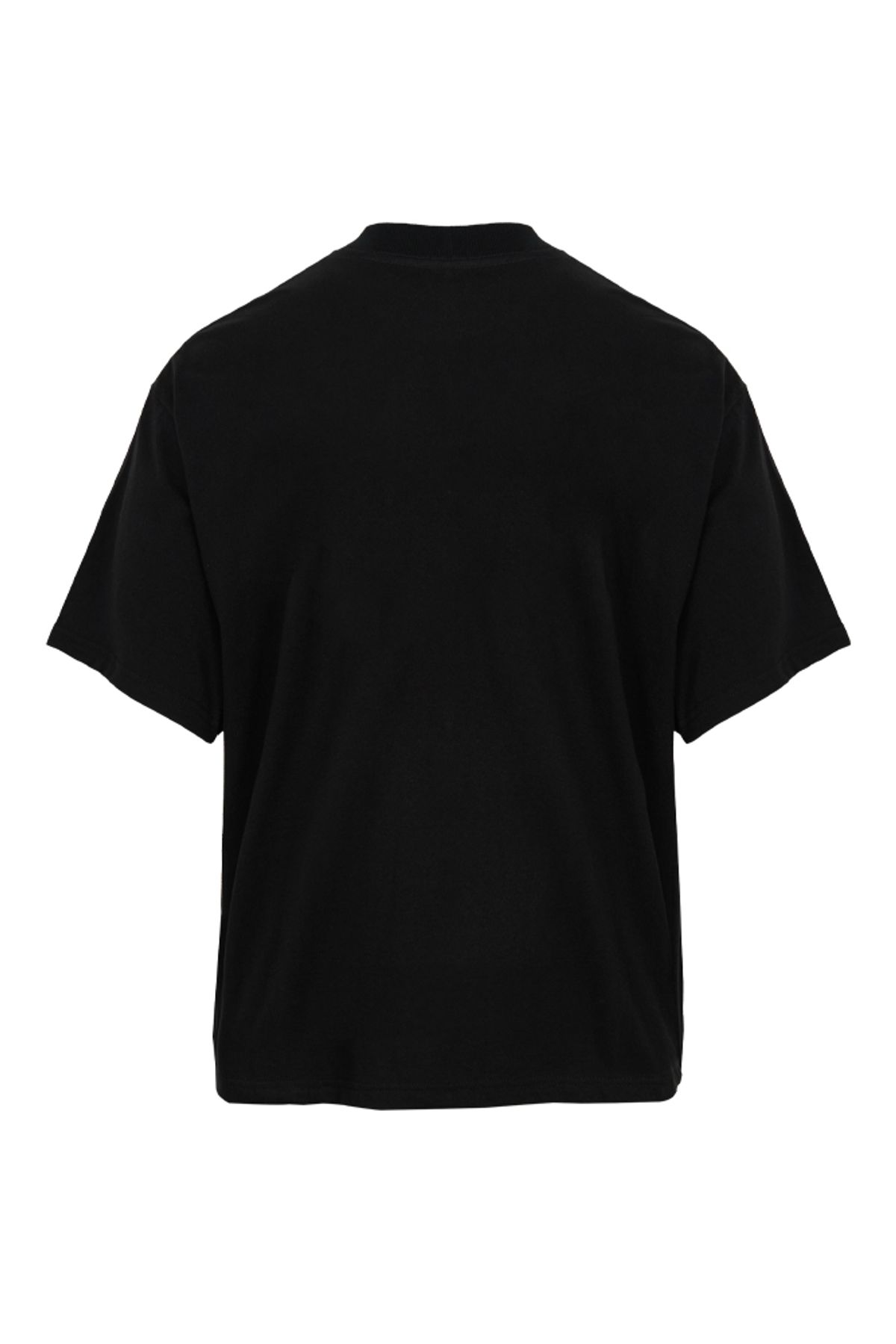 뭉(MWOONG) cuban linked Tee(black)