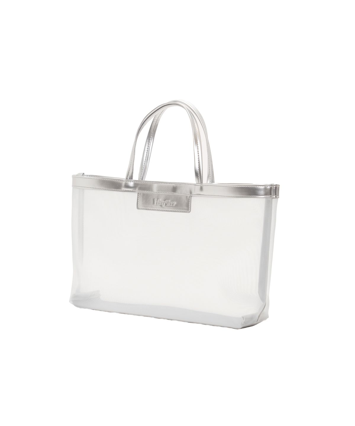 아이세이예르(ISAYYERR) Mesh Bag (silver)