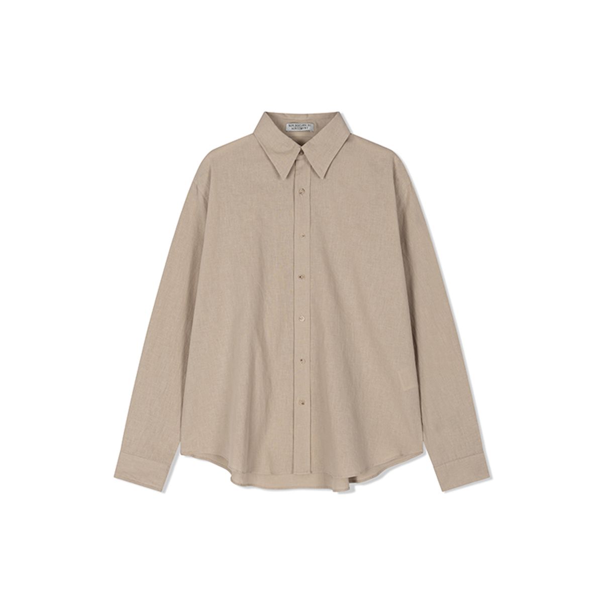 엔디에이 스튜디오(NDA STUDIO) Woody Overfit Linen Shirt _4color