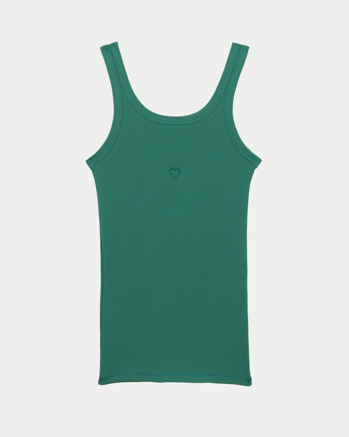 베이스레인지(BASERANGE) HEART TANK (FINE COTTON RIB)