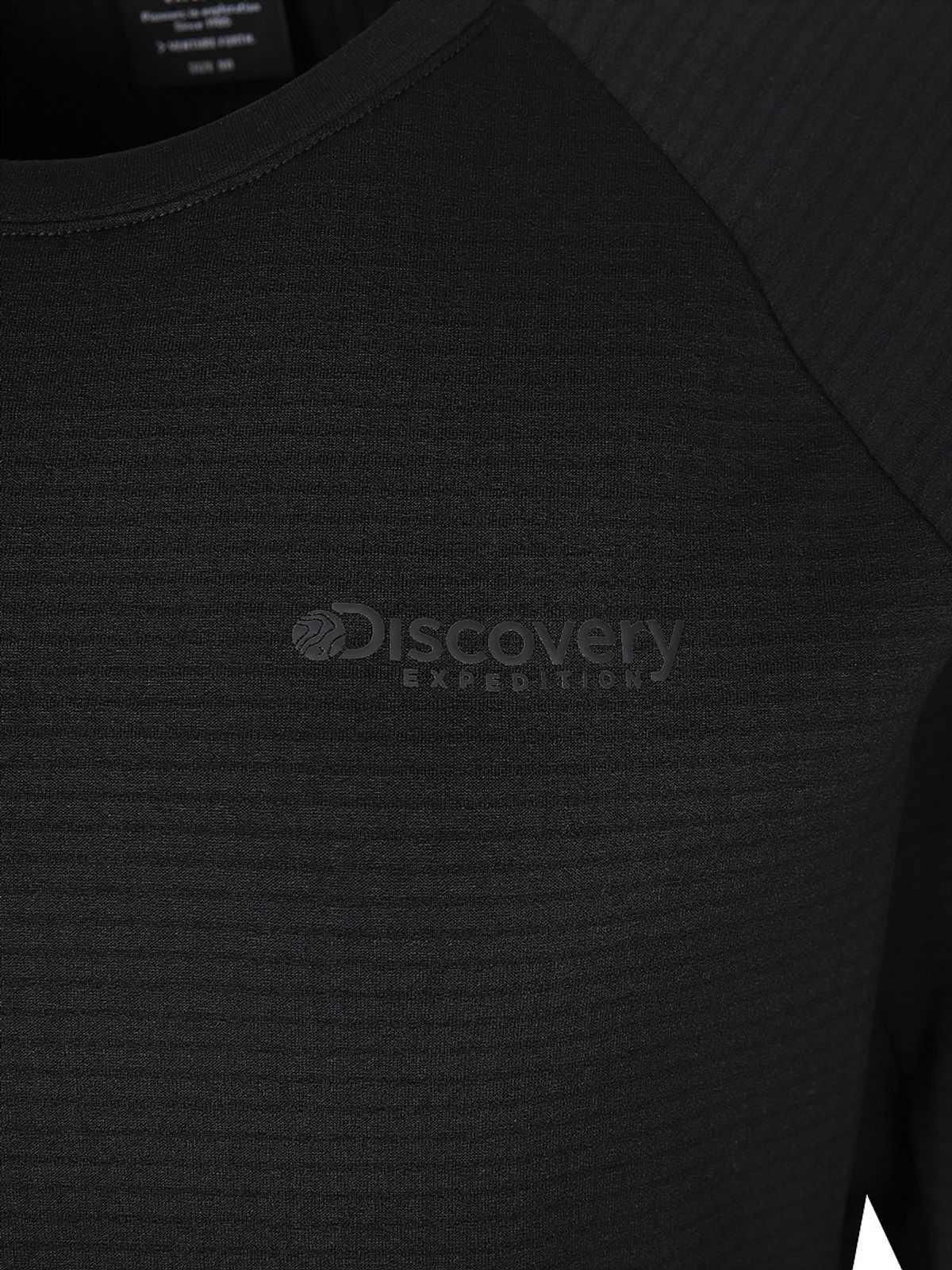 디스커버리 익스페디션(DISCOVERY EXPEDITION) 여성 그래핀 그리드 플리스 긴팔티 (BLACK)