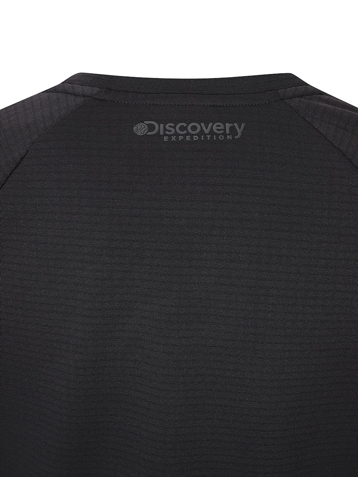 디스커버리 익스페디션(DISCOVERY EXPEDITION) 여성 그래핀 그리드 플리스 긴팔티 (BLACK)