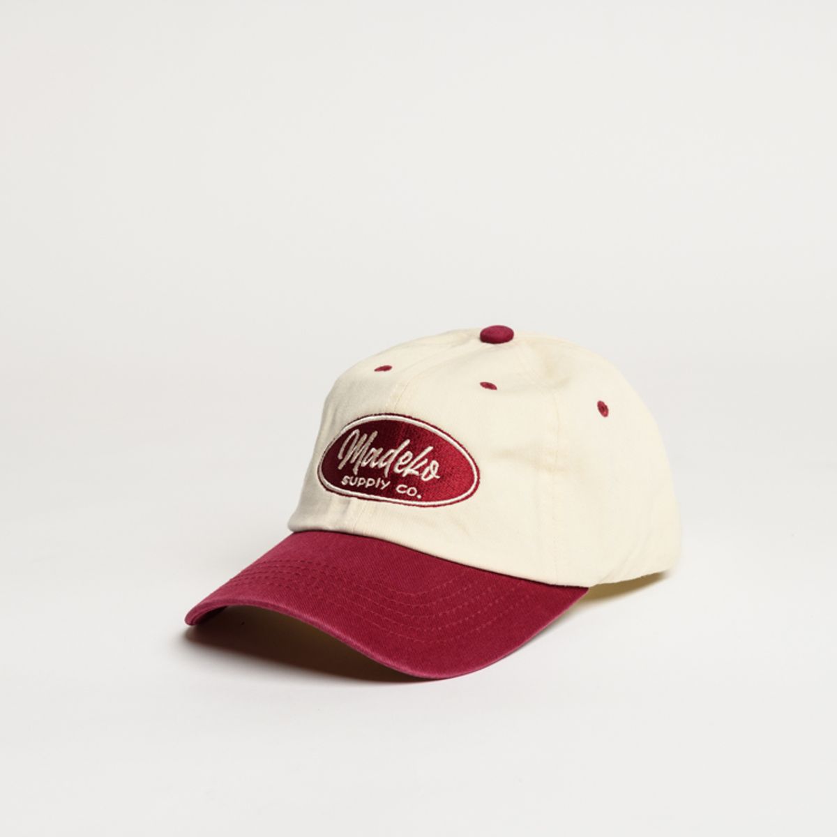 마데코(MADEKO) TWO TONE SUPPLY CO BALL CAP_RED
