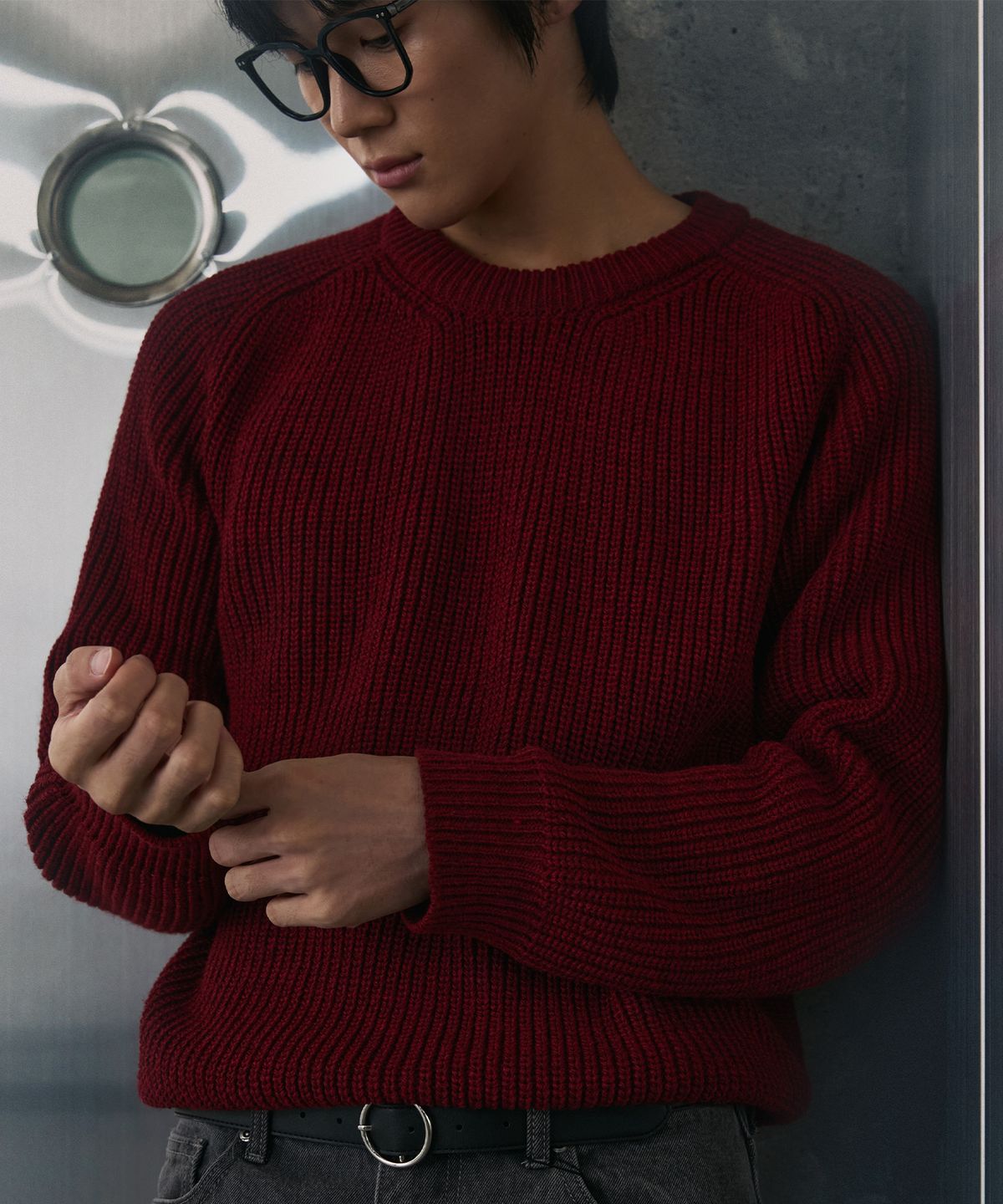 노드유(NODU) 새들 하찌 에센셜 나그랑 니트 [레드]