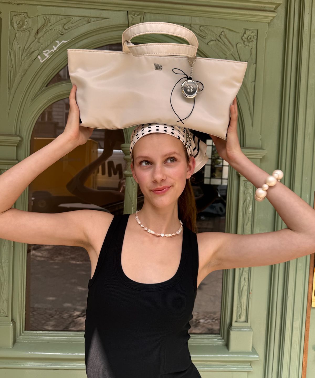 아이세이예르(ISAYYERR) Paper Boat Bag (ivory)