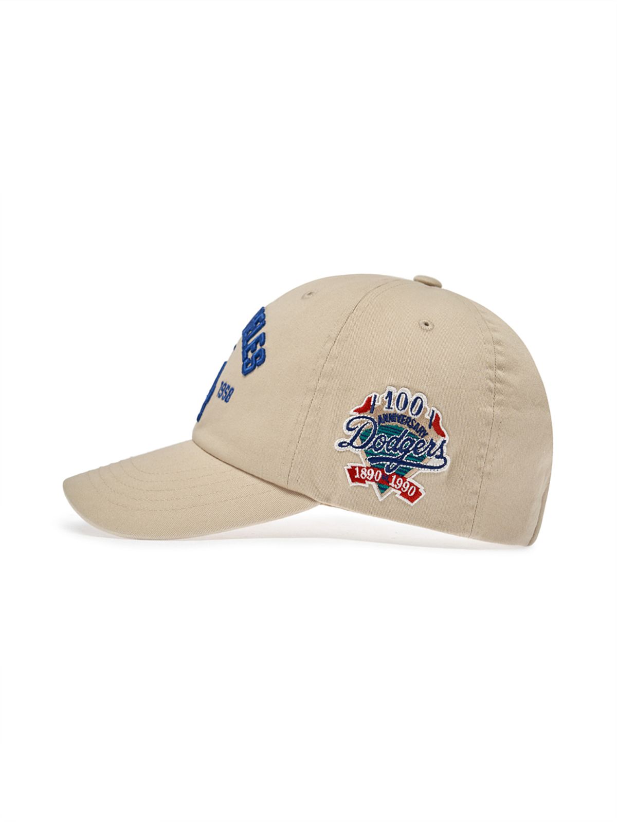 엠엘비(MLB) 쿠퍼스타운 패치 언스트럭쳐 볼캡 LA (Beige)