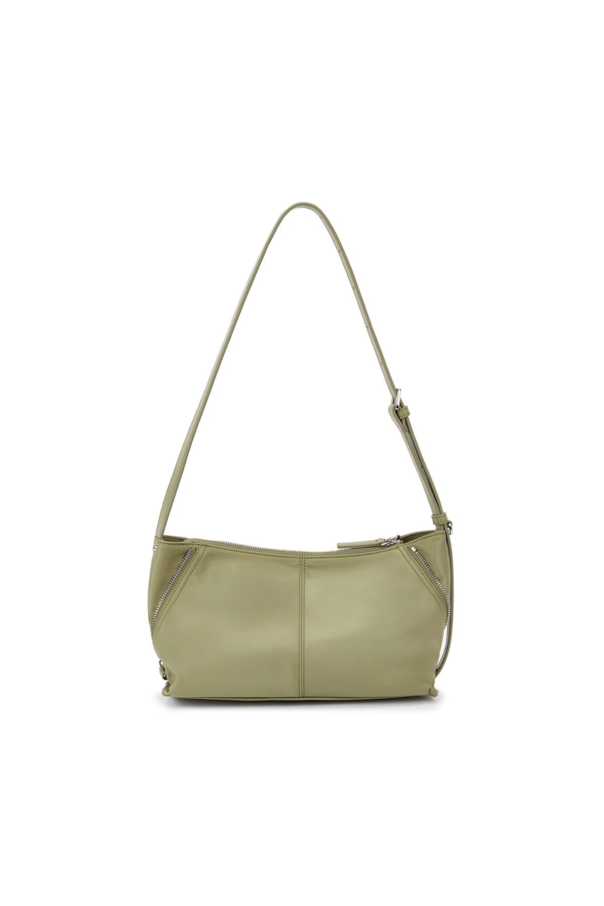 MUSINSA公式 | MATIN KIM SIDE ZIPPER FABRIC TWO WAY BAG IN KHAKI