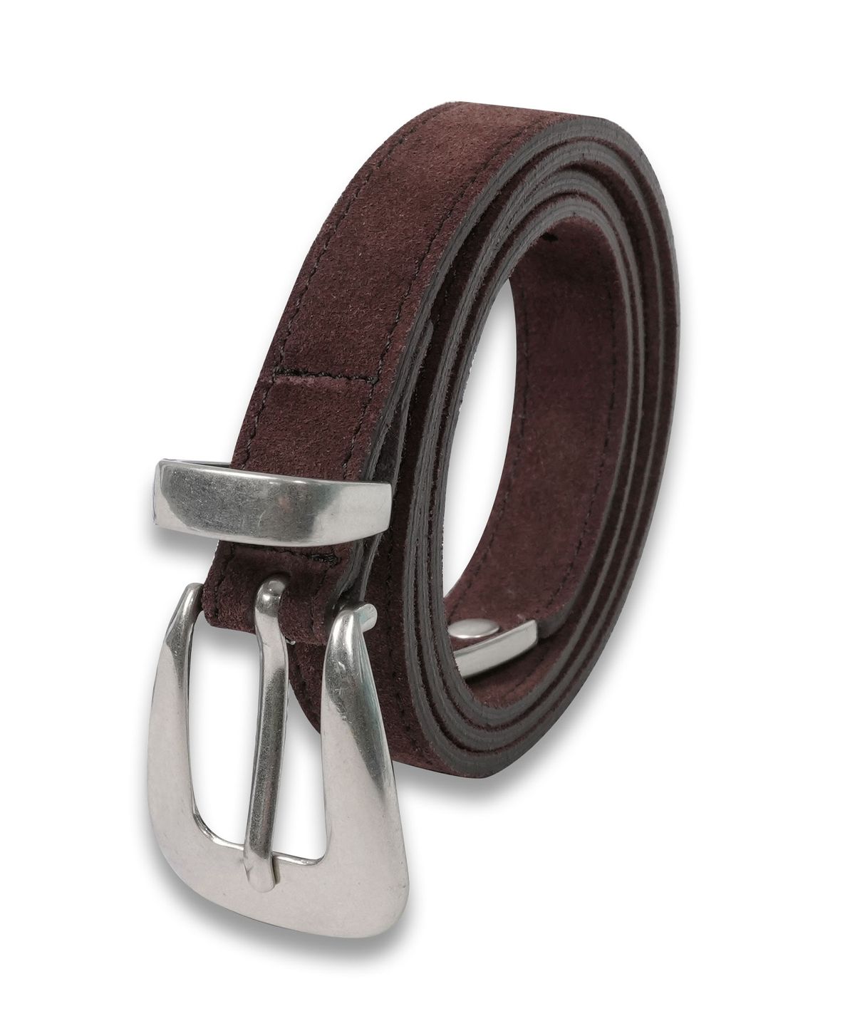 도프셉(DOFFSEPT) Suede Western Belt in Brown