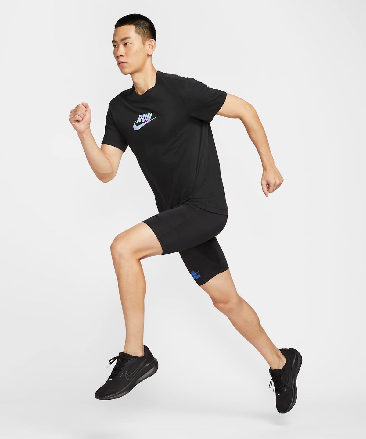나이키(NIKE) 패스트 드라이 핏 하프 러닝 타이츠 M - 블랙 / IH4518-010