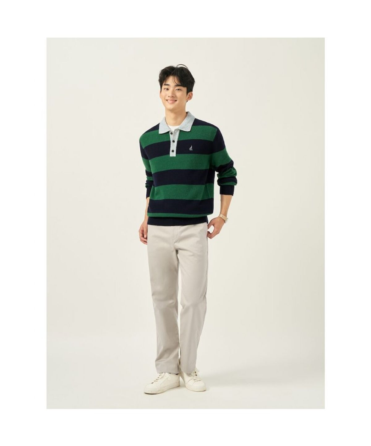 빈폴 멘(BEANPOLE MEN) 치노 컴포트핏 팬츠  베이지