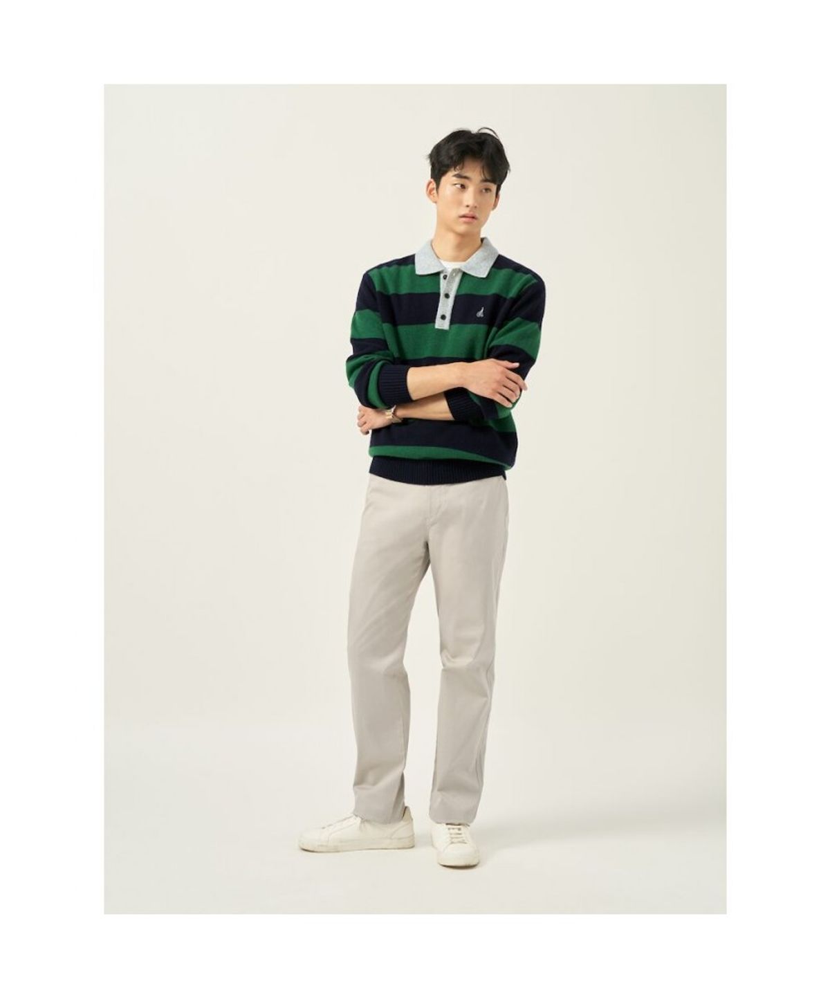 빈폴 멘(BEANPOLE MEN) 치노 컴포트핏 팬츠  베이지