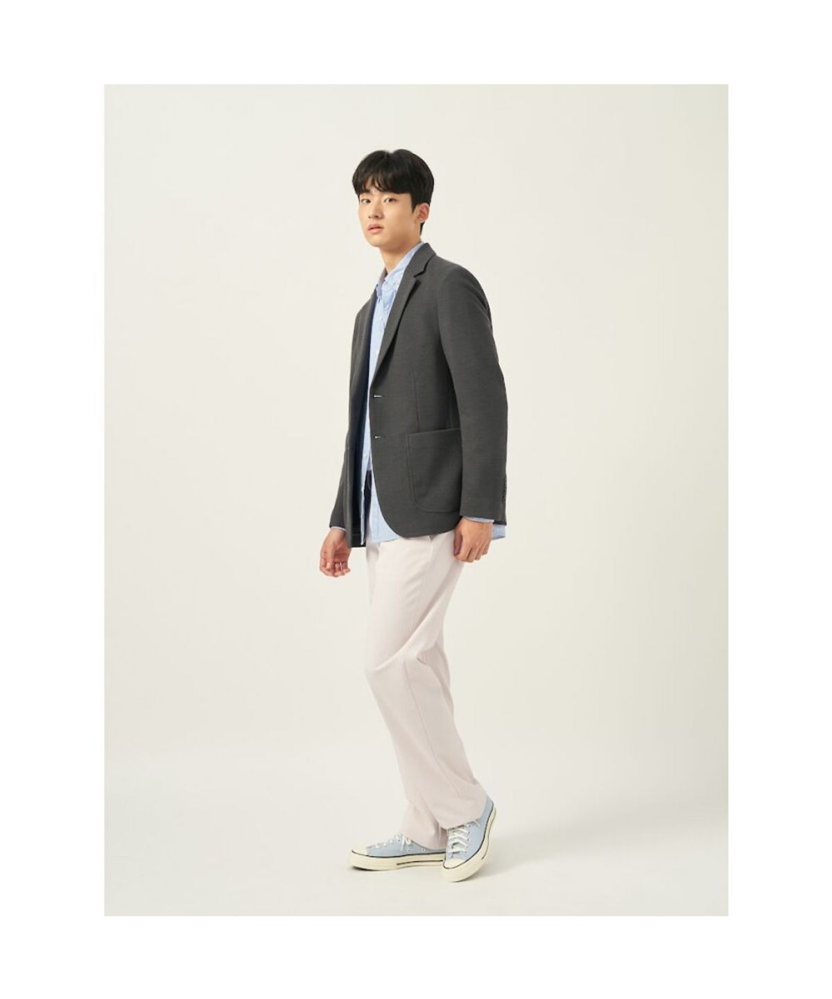 빈폴 멘(BEANPOLE MEN) 트윌 컴포트핏 슬랙스  아이보리