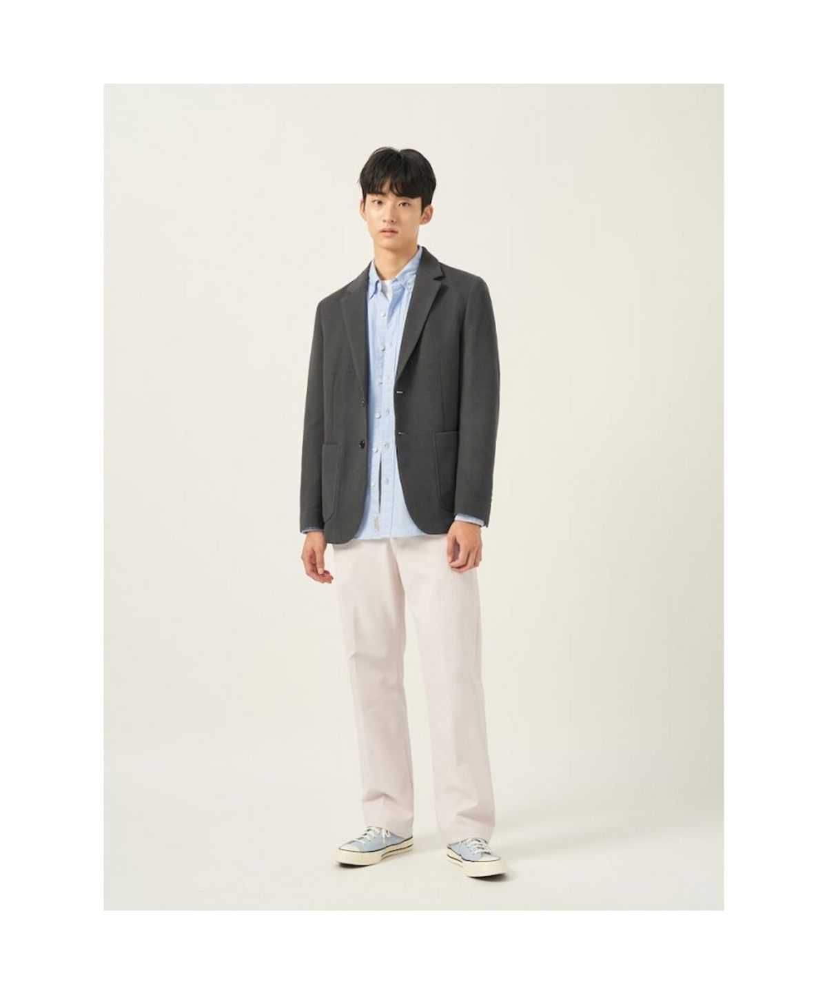 빈폴 멘(BEANPOLE MEN) 트윌 컴포트핏 슬랙스  아이보리