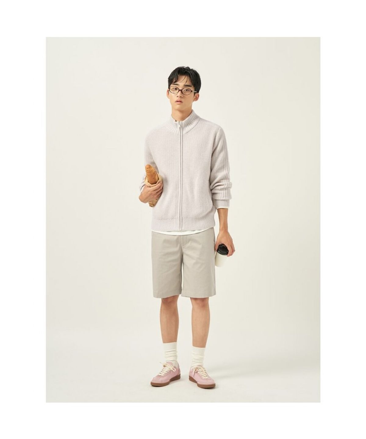 빈폴 멘(BEANPOLE MEN) [Reedition] 치노 하프 팬츠  베이지