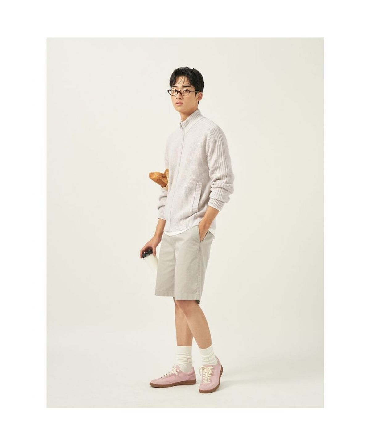 빈폴 멘(BEANPOLE MEN) [Reedition] 치노 하프 팬츠  베이지