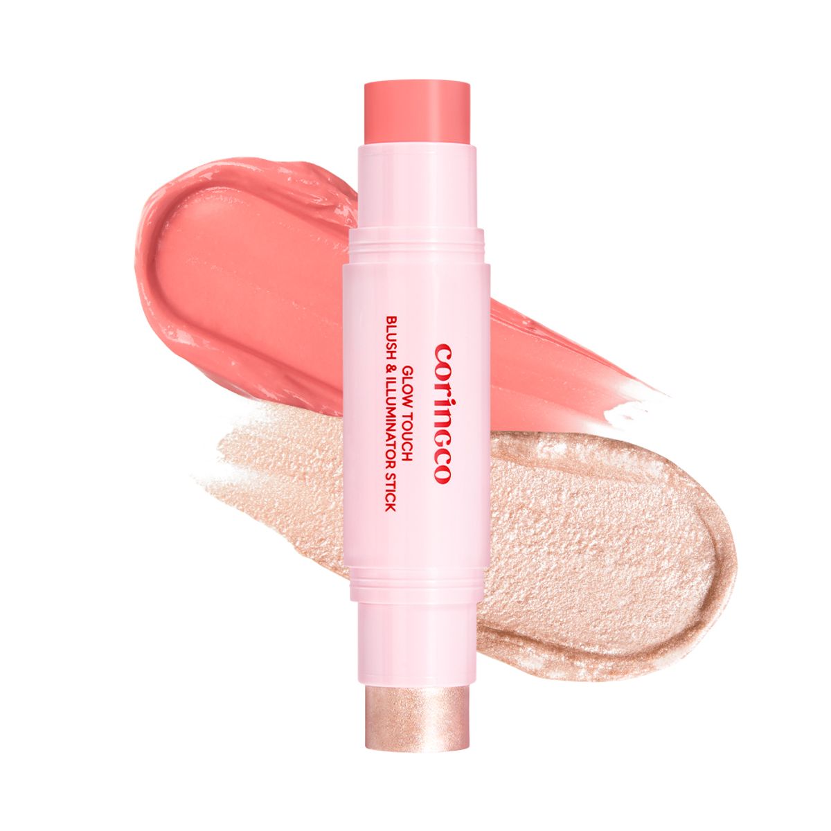 코링코(CORINGCO) 글로우 블러셔 앤 하이라이터 스틱 (2종택1)