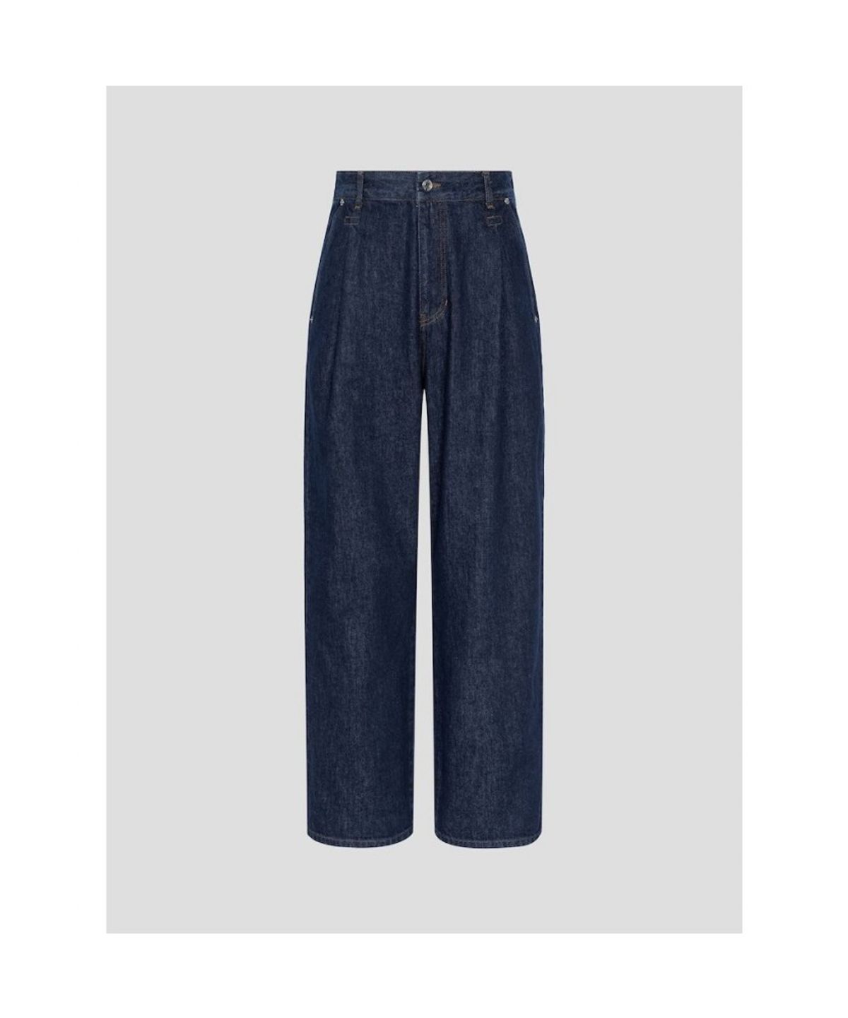 빈폴 멘(BEANPOLE MEN) [Reedition] 와이드 데님 팬츠  네이비