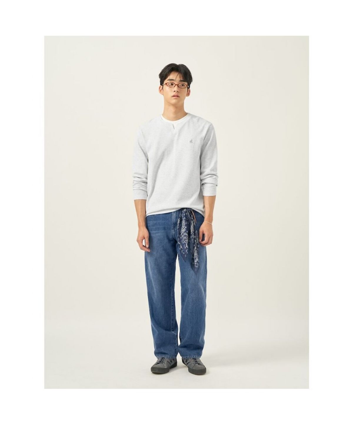 빈폴 멘(BEANPOLE MEN) [Reedition] 워싱 데님 팬츠  블루