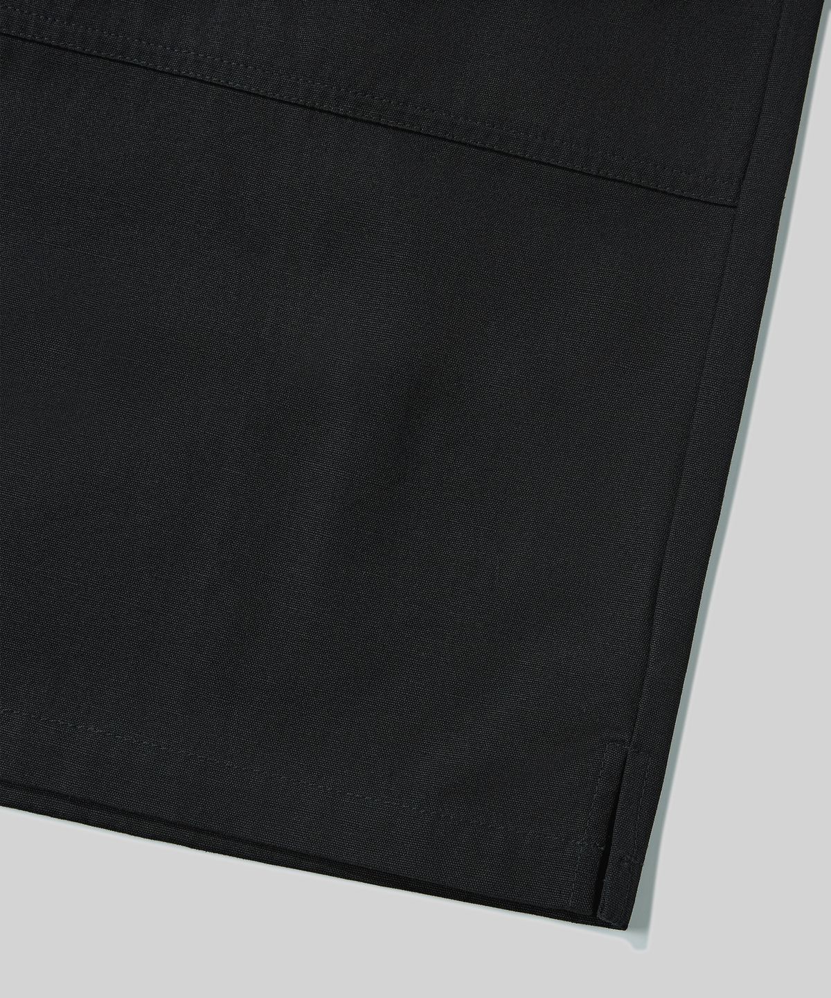 버던트(VERDNT) 오버핏 캔버스 포켓 패치 워크 셔츠 [블랙]