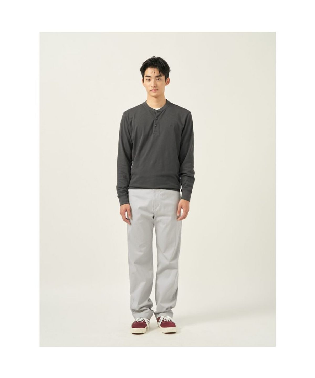 빈폴 멘(BEANPOLE MEN) 치노 컴포트핏 팬츠  그레이