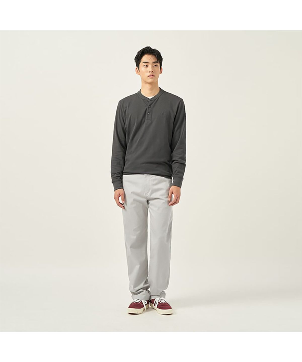 빈폴 멘(BEANPOLE MEN) 치노 컴포트핏 팬츠  그레이