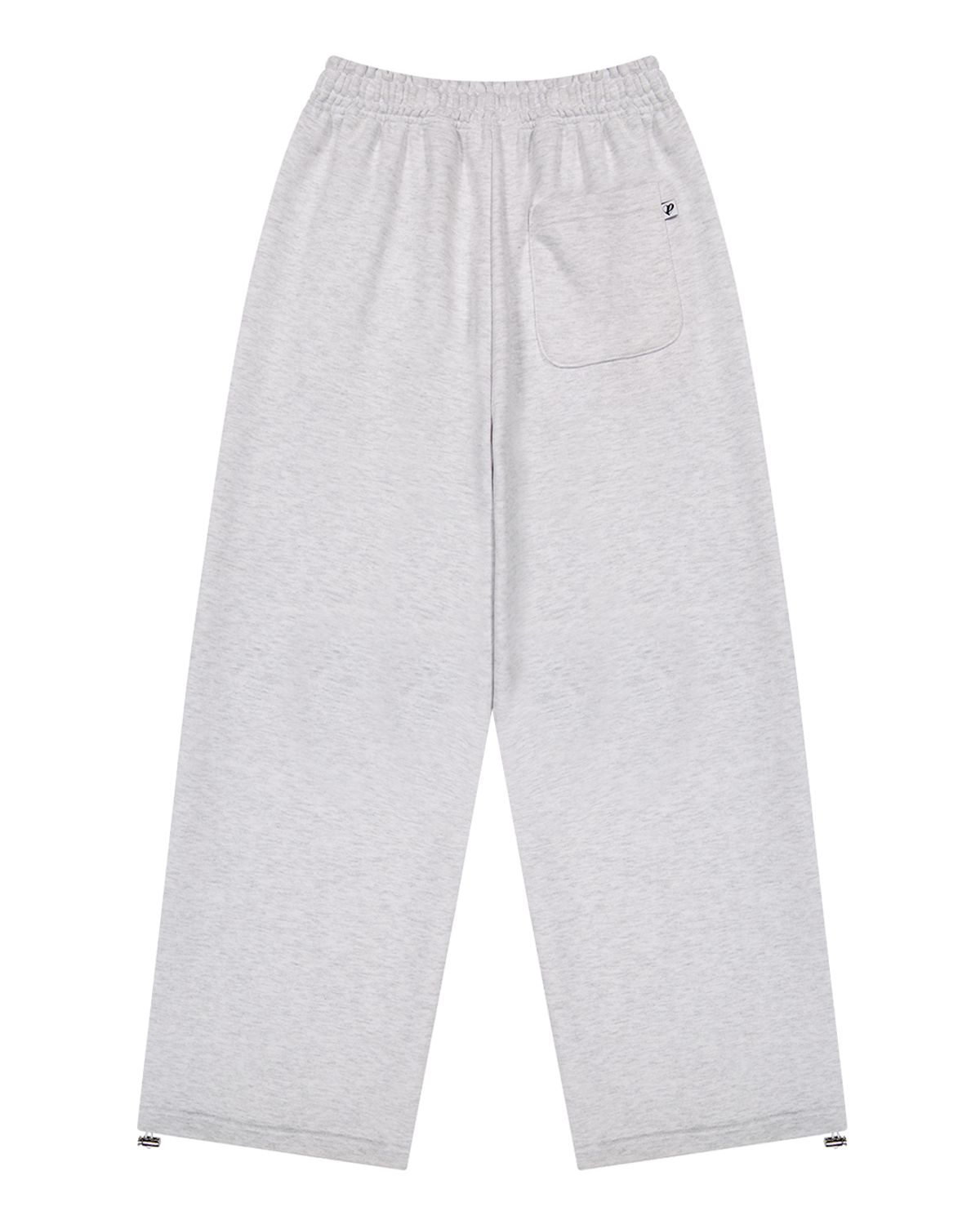 포르테나(PORTERNA) ESSENTIAL 2WAY SWEAT PANTS-WHITE MELANGE