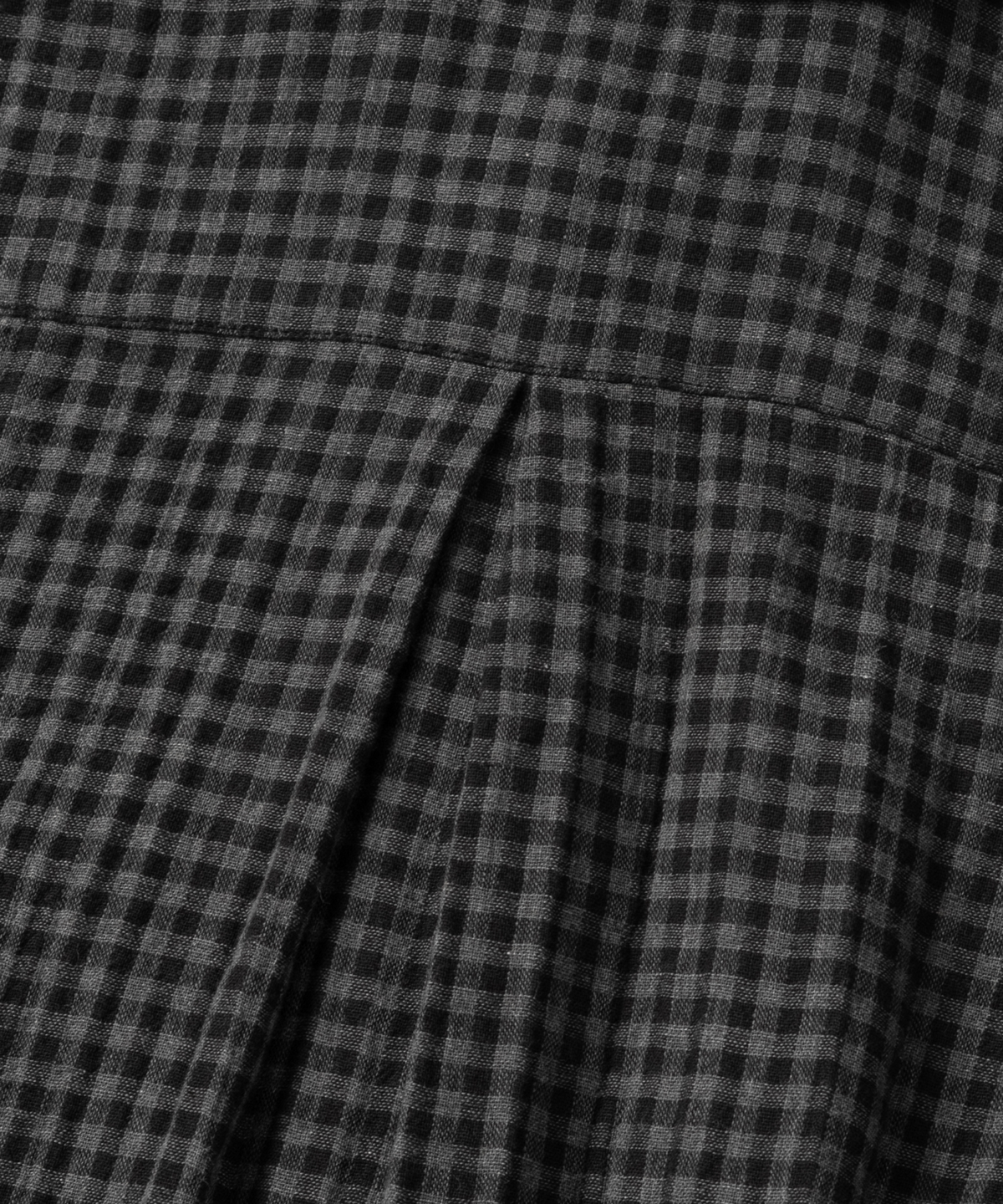 넌블랭크(NONBLANK) 깅엄 체크 셔츠_GREY