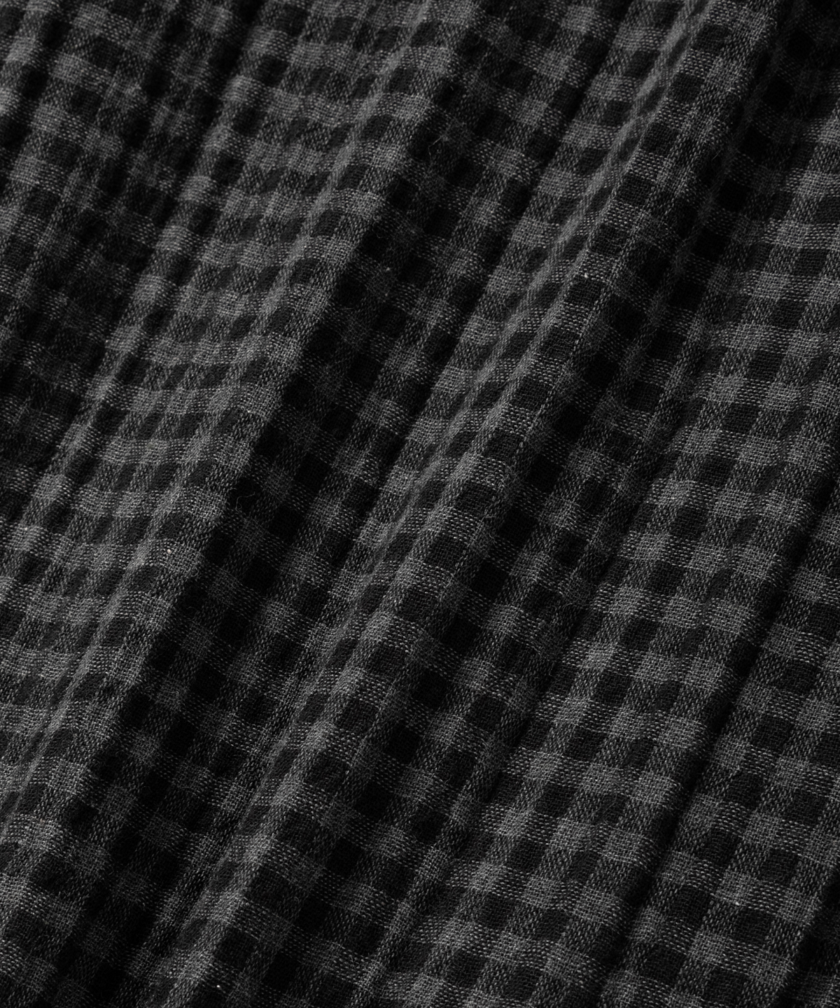 넌블랭크(NONBLANK) 깅엄 체크 셔츠_GREY