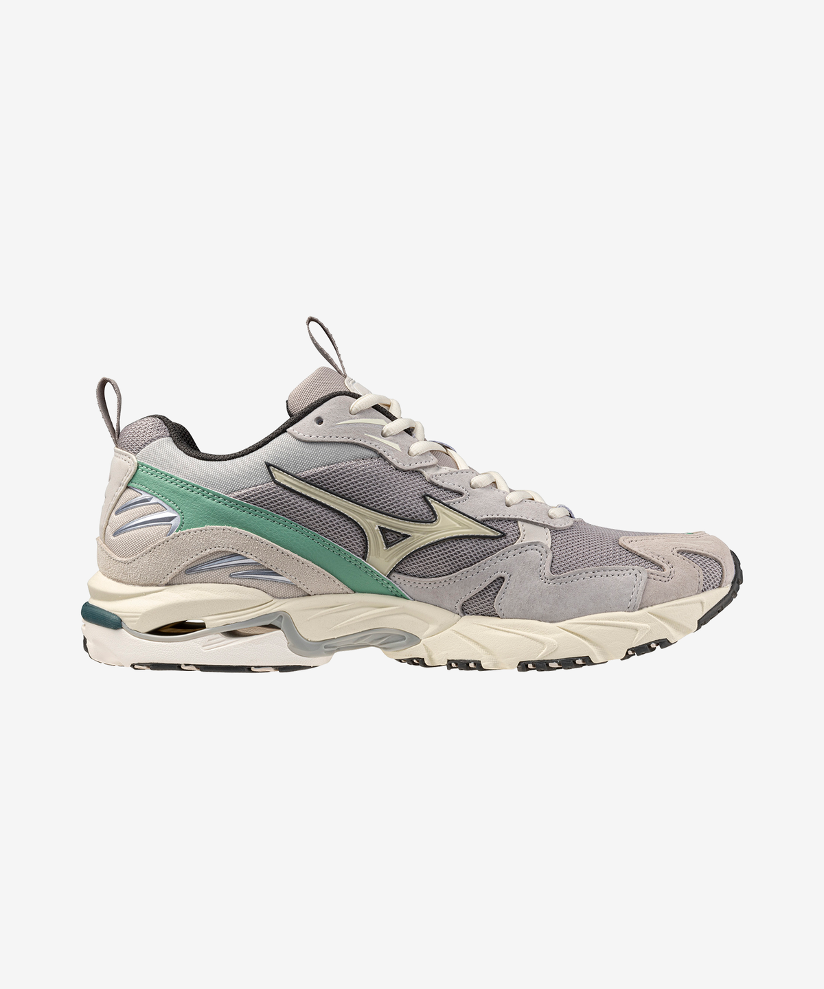 미즈노(MIZUNO) (공용) 웨이브 라이더 10 - 오팔 그레이:프리스틴:크렘 드 민트 / DIGA247107