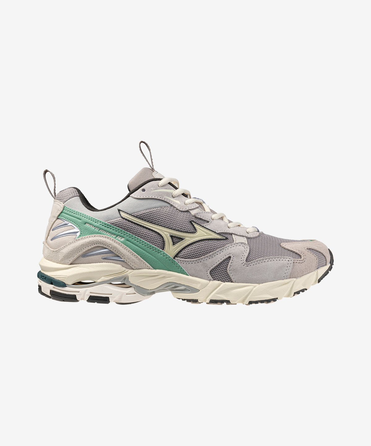 미즈노(MIZUNO) (공용) 웨이브 라이더 10 - 오팔 그레이:프리스틴:크렘 드 민트 / DIGA247107