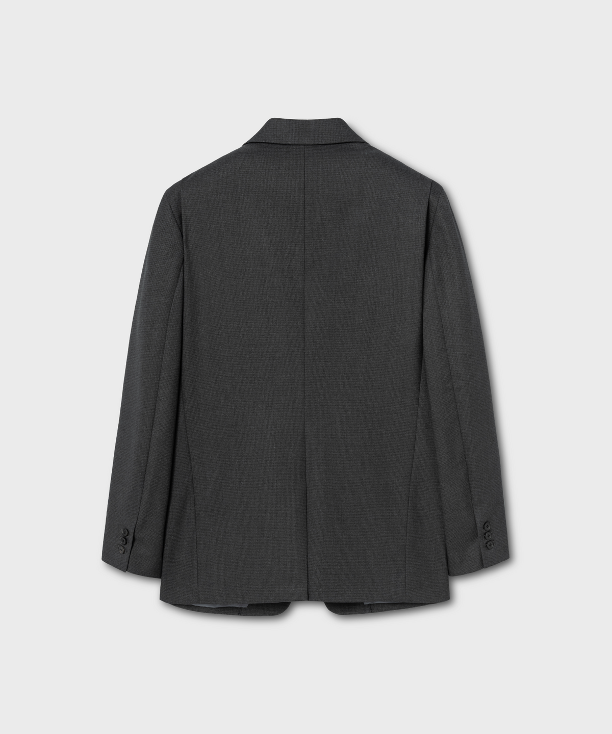 넌블랭크(NONBLANK) 루즈 핏 자켓_CHARCOAL GREY